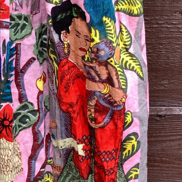 Handmade Frida Kahlo harem pants - Picture 4 of 4